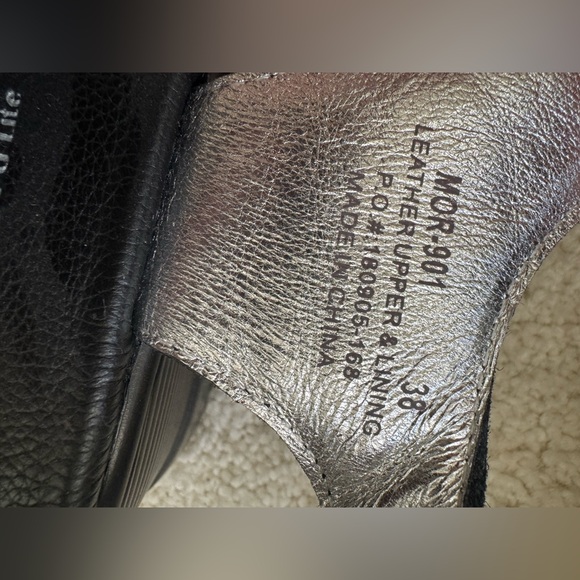 Alegria Black Sandals with Silver Buckles - Picture 7 of 7